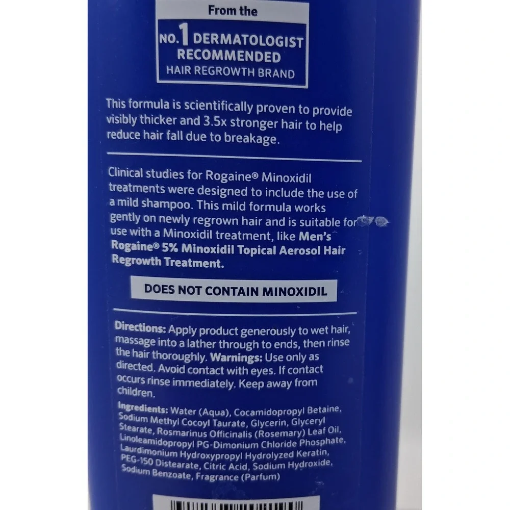 2pk Mens Rogaine‎ Thickening 2 in 1 Shampoo Conditioner Rosemary Keratin 8.4oz